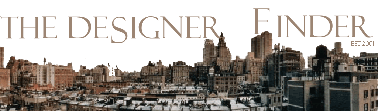 the designer finder matches
        clients to interior designers